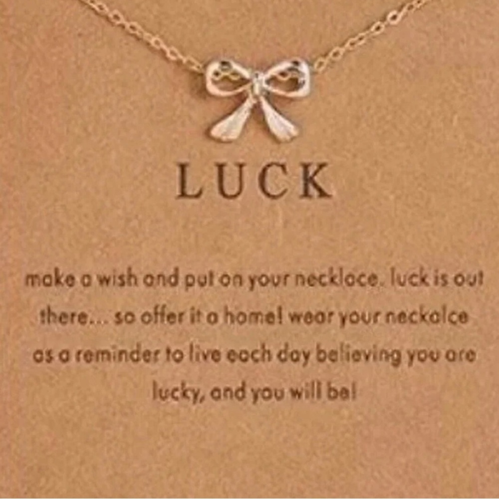Elegant Silver Bow Necklace